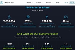 Rocket.net hosting by findtheblogger