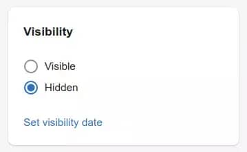 Shopify - Visibility