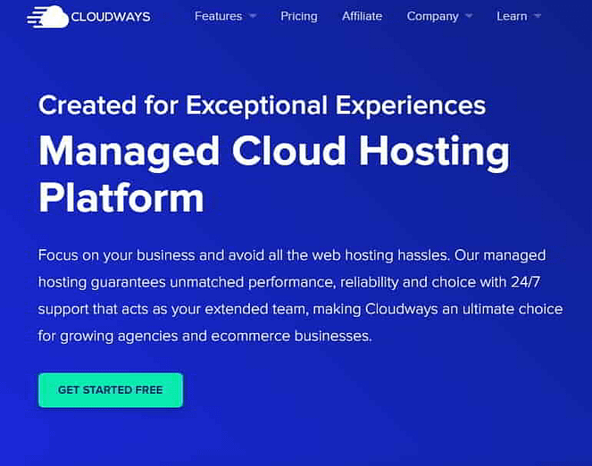 Cloudways web hosting by findtheblogger
