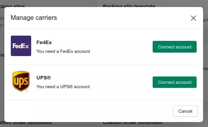 shopify-settings-shipping-carrier-accounts-popup