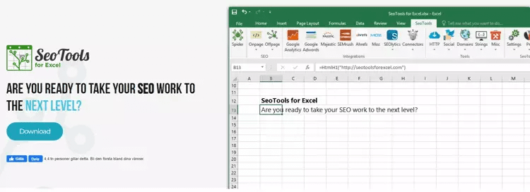 SEOTools for Excel by findtheblogger